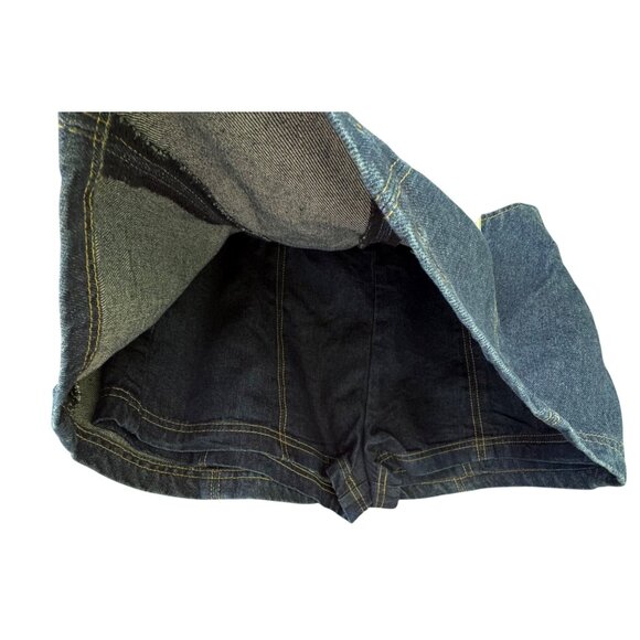 Princess Polly Women's Denim Mini Skirt Skort .Size 0 - Picture 2 of 7